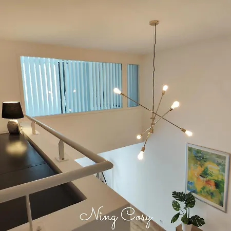 Superbe Cosy Duplex T3 Charpenne Tete D'or Avec Parking Prive Gratuit ビユールバンヌ